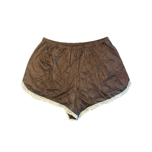 Lot 3 Vintage 80s Two Piece Lingerie Silky Pajama Sets Tops & Shorts Med - Picture 9 of 11